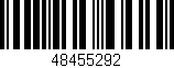 Código de barras (EAN, GTIN, SKU, ISBN): '48455292'