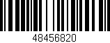 Código de barras (EAN, GTIN, SKU, ISBN): '48456820'