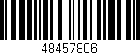 Código de barras (EAN, GTIN, SKU, ISBN): '48457806'