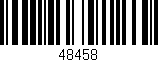 Código de barras (EAN, GTIN, SKU, ISBN): '48458'