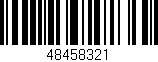 Código de barras (EAN, GTIN, SKU, ISBN): '48458321'