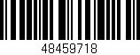 Código de barras (EAN, GTIN, SKU, ISBN): '48459718'