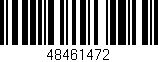 Código de barras (EAN, GTIN, SKU, ISBN): '48461472'