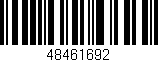 Código de barras (EAN, GTIN, SKU, ISBN): '48461692'
