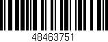 Código de barras (EAN, GTIN, SKU, ISBN): '48463751'