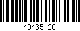 Código de barras (EAN, GTIN, SKU, ISBN): '48465120'