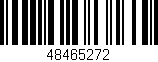 Código de barras (EAN, GTIN, SKU, ISBN): '48465272'