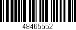 Código de barras (EAN, GTIN, SKU, ISBN): '48465552'