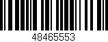 Código de barras (EAN, GTIN, SKU, ISBN): '48465553'