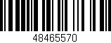 Código de barras (EAN, GTIN, SKU, ISBN): '48465570'