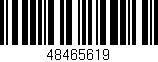 Código de barras (EAN, GTIN, SKU, ISBN): '48465619'