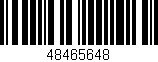 Código de barras (EAN, GTIN, SKU, ISBN): '48465648'