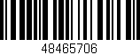 Código de barras (EAN, GTIN, SKU, ISBN): '48465706'
