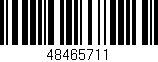 Código de barras (EAN, GTIN, SKU, ISBN): '48465711'