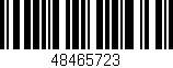 Código de barras (EAN, GTIN, SKU, ISBN): '48465723'