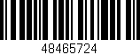 Código de barras (EAN, GTIN, SKU, ISBN): '48465724'