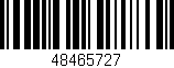 Código de barras (EAN, GTIN, SKU, ISBN): '48465727'