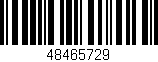 Código de barras (EAN, GTIN, SKU, ISBN): '48465729'