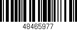 Código de barras (EAN, GTIN, SKU, ISBN): '48465977'