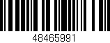 Código de barras (EAN, GTIN, SKU, ISBN): '48465991'