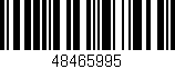 Código de barras (EAN, GTIN, SKU, ISBN): '48465995'