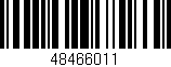 Código de barras (EAN, GTIN, SKU, ISBN): '48466011'