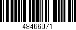 Código de barras (EAN, GTIN, SKU, ISBN): '48466071'