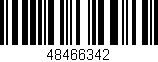 Código de barras (EAN, GTIN, SKU, ISBN): '48466342'