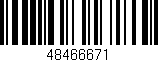 Código de barras (EAN, GTIN, SKU, ISBN): '48466671'