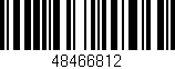 Código de barras (EAN, GTIN, SKU, ISBN): '48466812'