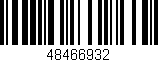 Código de barras (EAN, GTIN, SKU, ISBN): '48466932'