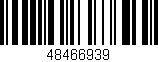 Código de barras (EAN, GTIN, SKU, ISBN): '48466939'