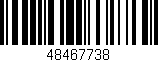 Código de barras (EAN, GTIN, SKU, ISBN): '48467738'