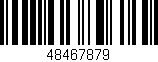 Código de barras (EAN, GTIN, SKU, ISBN): '48467879'