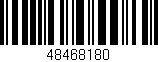 Código de barras (EAN, GTIN, SKU, ISBN): '48468180'