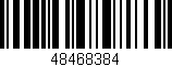 Código de barras (EAN, GTIN, SKU, ISBN): '48468384'
