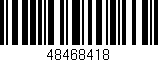 Código de barras (EAN, GTIN, SKU, ISBN): '48468418'