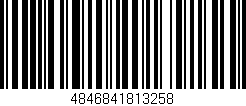 Código de barras (EAN, GTIN, SKU, ISBN): '4846841813258'
