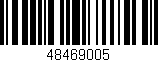 Código de barras (EAN, GTIN, SKU, ISBN): '48469005'