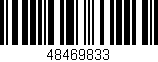 Código de barras (EAN, GTIN, SKU, ISBN): '48469833'