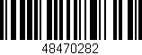 Código de barras (EAN, GTIN, SKU, ISBN): '48470282'