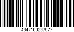 Código de barras (EAN, GTIN, SKU, ISBN): '4847109237977'