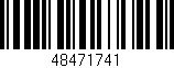 Código de barras (EAN, GTIN, SKU, ISBN): '48471741'