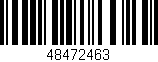 Código de barras (EAN, GTIN, SKU, ISBN): '48472463'