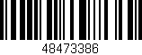 Código de barras (EAN, GTIN, SKU, ISBN): '48473386'