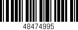 Código de barras (EAN, GTIN, SKU, ISBN): '48474995'