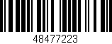 Código de barras (EAN, GTIN, SKU, ISBN): '48477223'