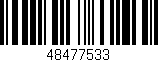Código de barras (EAN, GTIN, SKU, ISBN): '48477533'