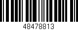 Código de barras (EAN, GTIN, SKU, ISBN): '48478813'