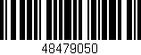 Código de barras (EAN, GTIN, SKU, ISBN): '48479050'